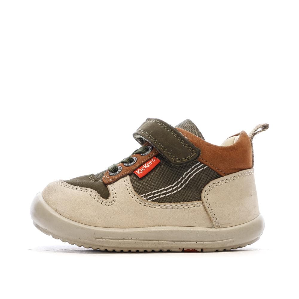 Baskets Hautes Beige/Camel Garçon Kickers Bottillon 1