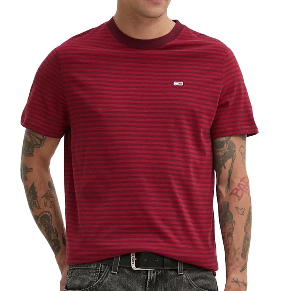 T-shirt Rouge Homme Tommy Hilfiger Entry 1