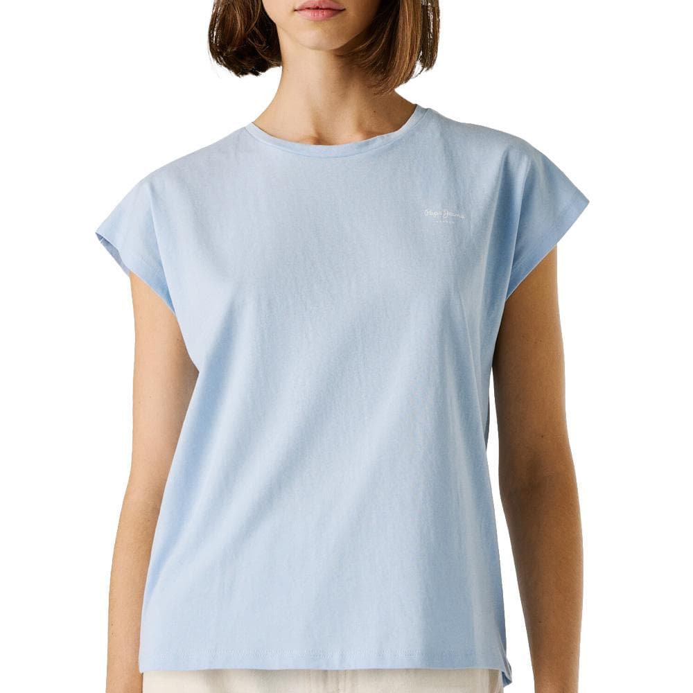 T-shirt Bleu Clair Femme Pepe jeans Bloom0 1