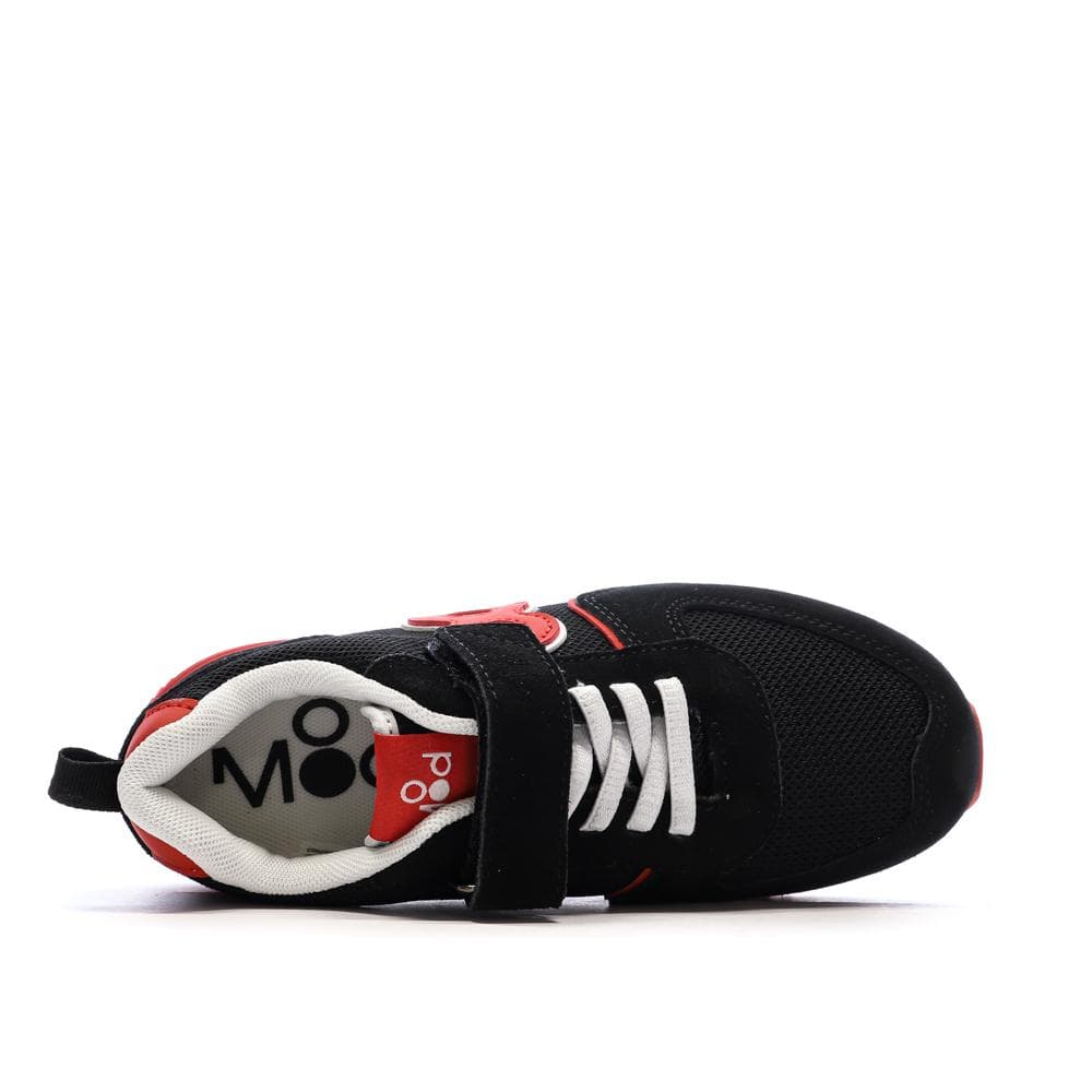 Baskets Noir/Rouge Garçon MOD8 Snooklace 4