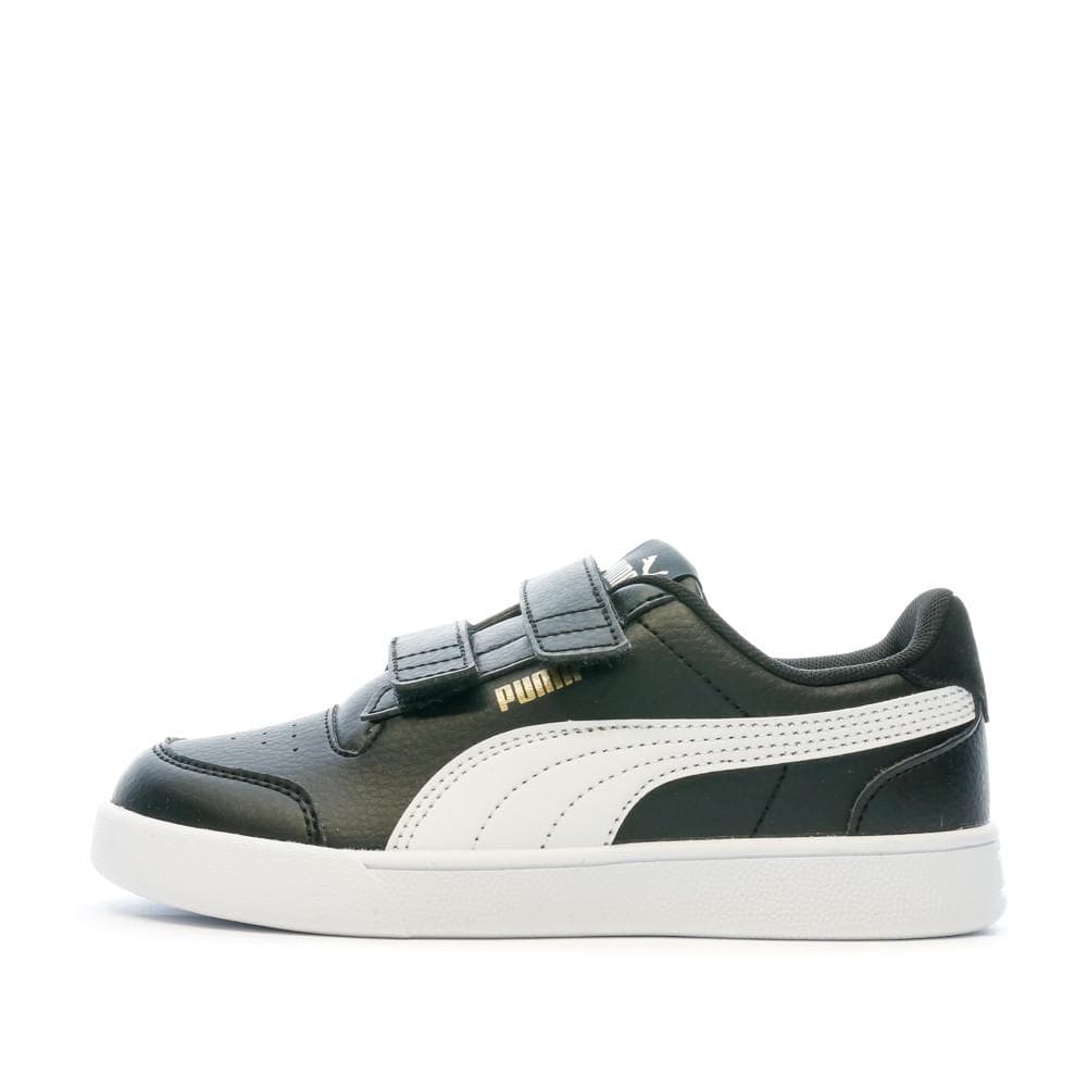 Baskets à scratchs Noires Garçon Puma Shuffle 1