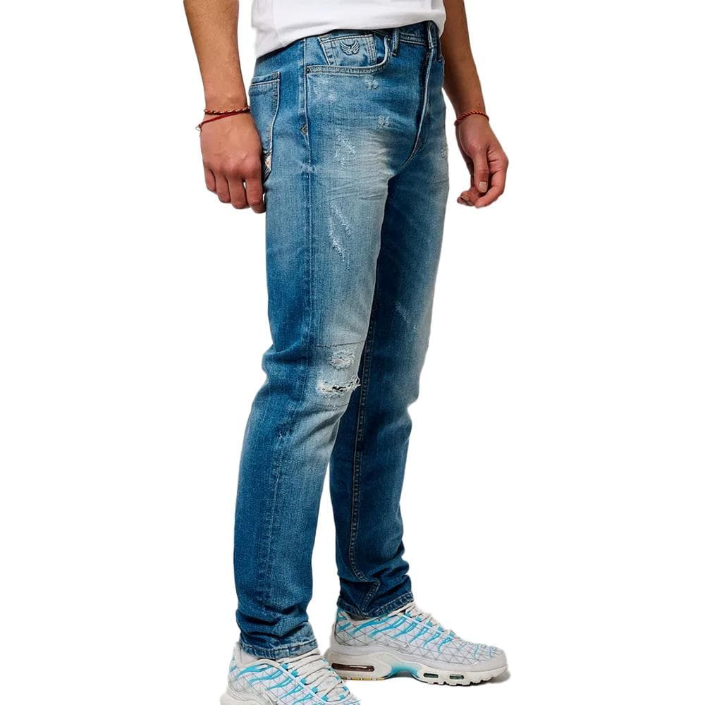 Jean Slim Bleu Délavé Homme Kaporal Darko 1