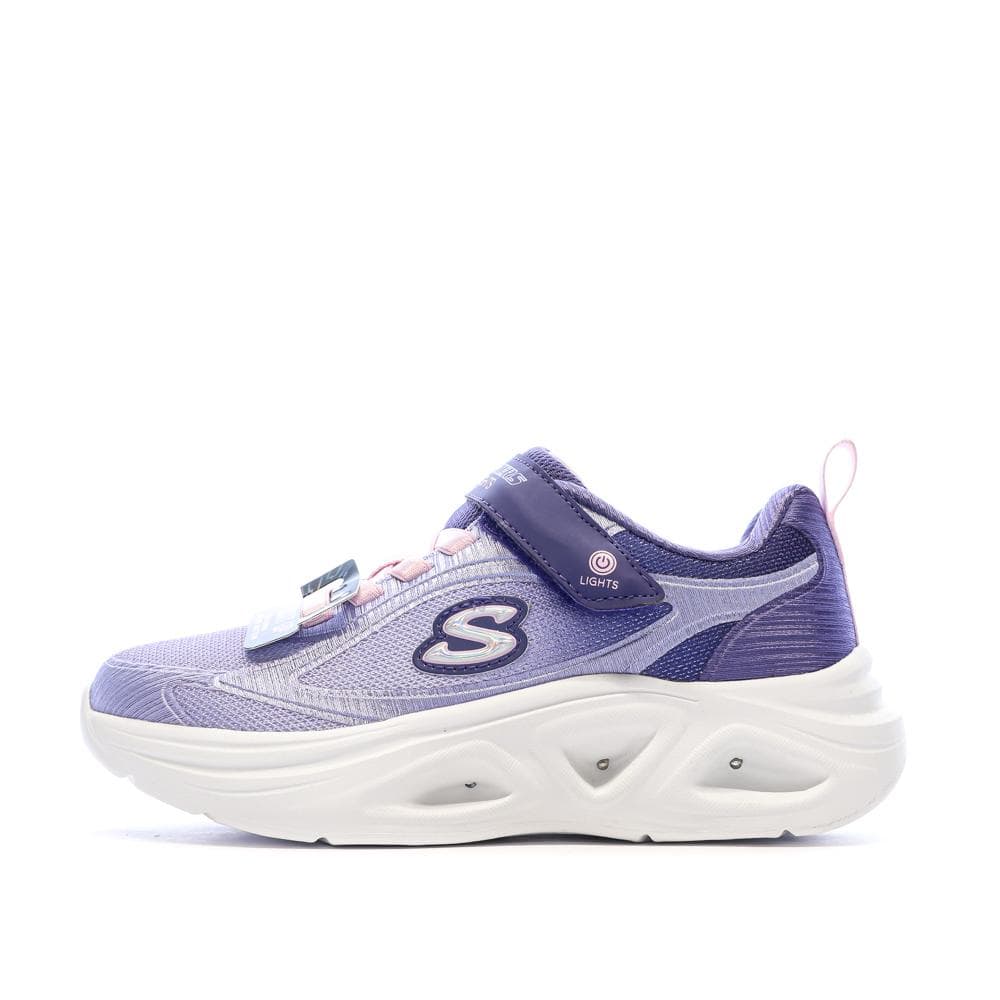 Baskets Mauves Fille Skechers Sola Glow 1