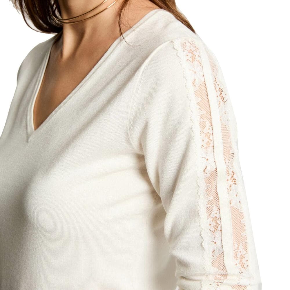 Pull Blanc Femme Morgan MIELO 2