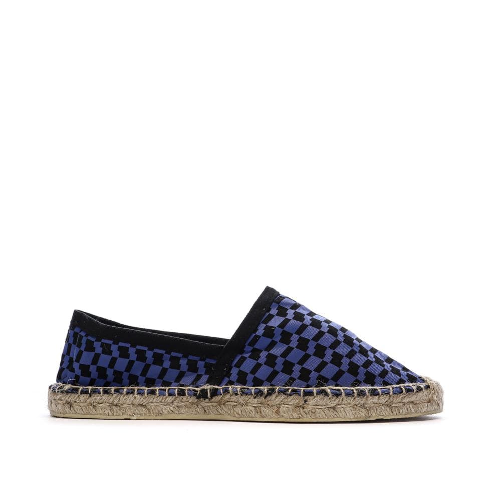 Espadrilles Damier Bleu/Noir Homme Ushuaia Dimitri 2