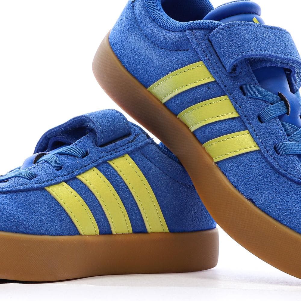 Baskets Bleu/Jaune Garçon Adidas Court 7