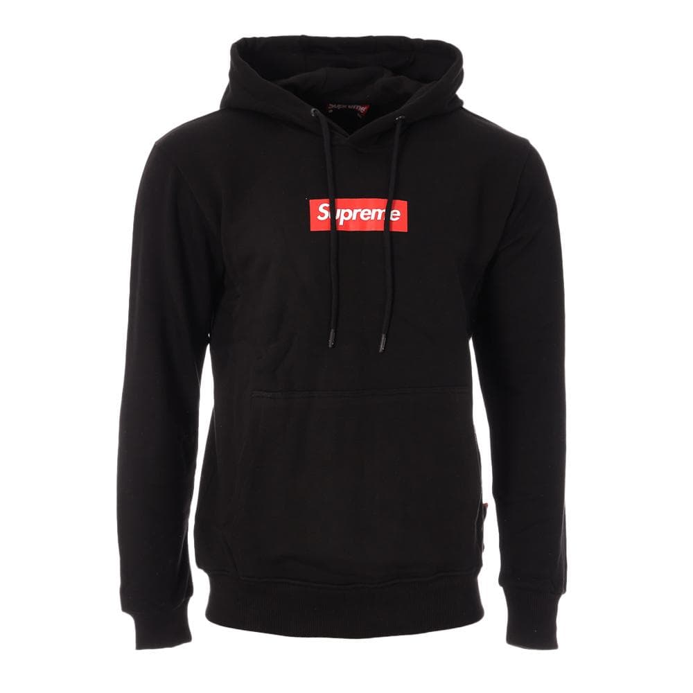 Sweat à Capuche Noir/Rouge Homme Supreme Grip Manuel 1