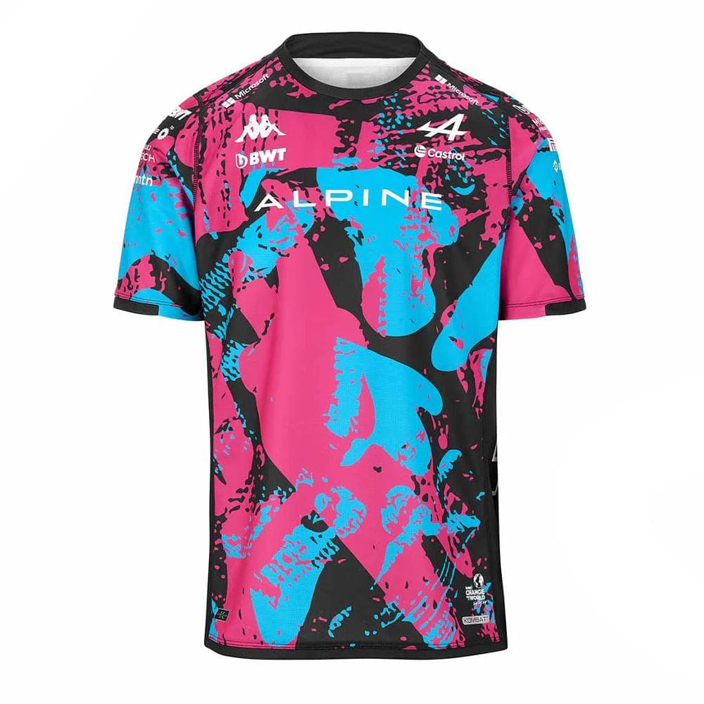 Maillot Rose/Turquoise Garçon Kappa Kombat 1