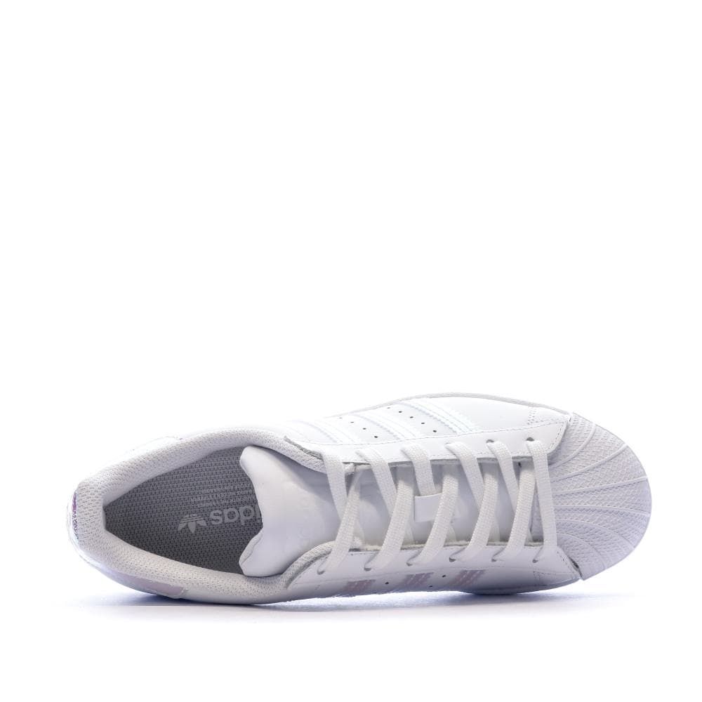Superstar J Baskets blanches junior Adidas 4