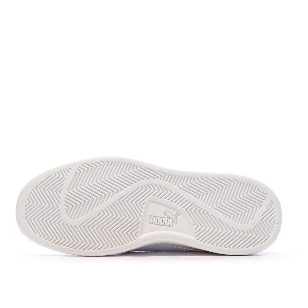 Baskets Rose/Blanc Femme Puma Smash 5