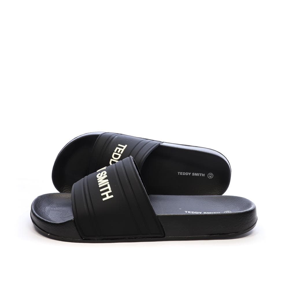 Claquettes Noires Homme Teddy Smith 1
