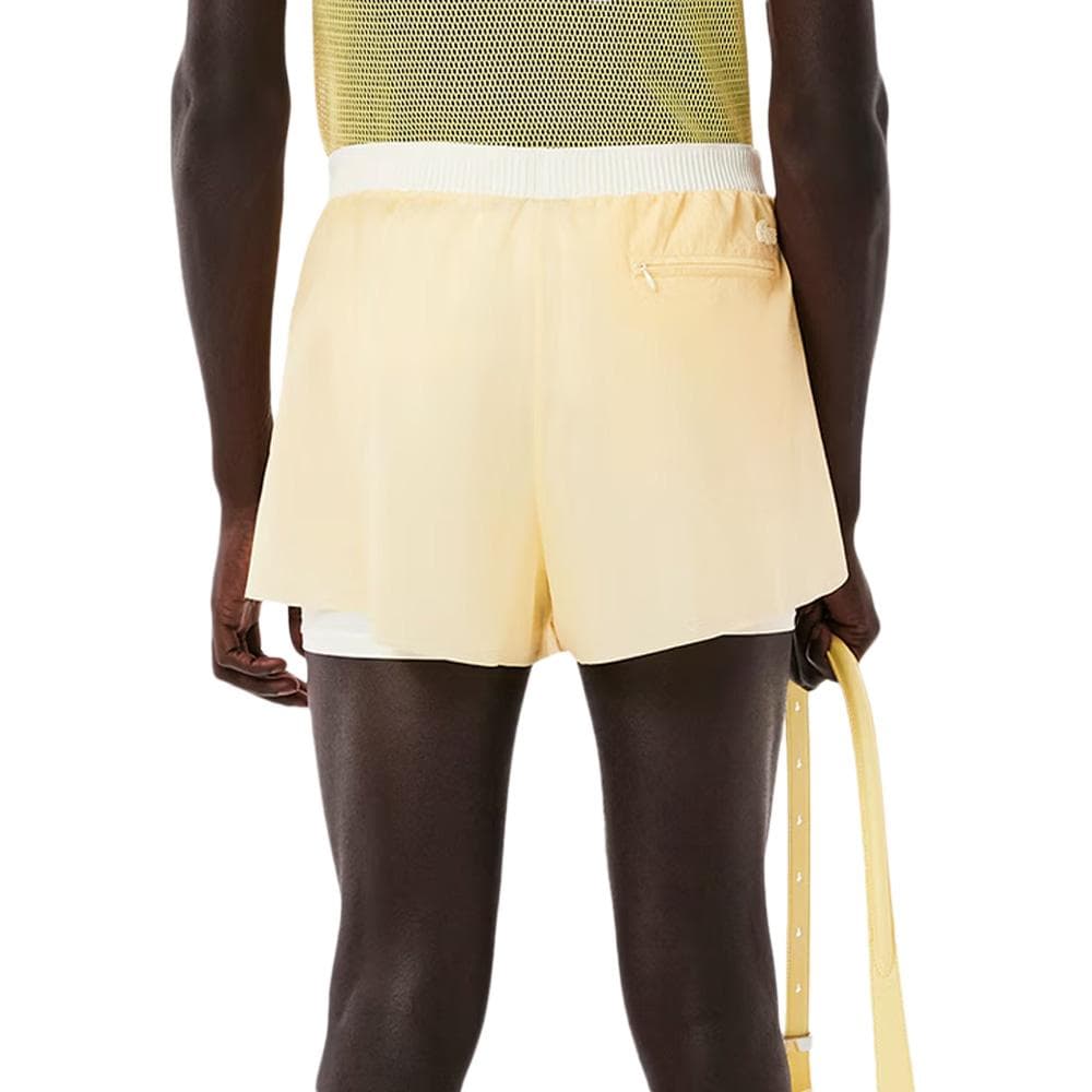 Short Jaune Homme Lacoste Runway Sheer 2