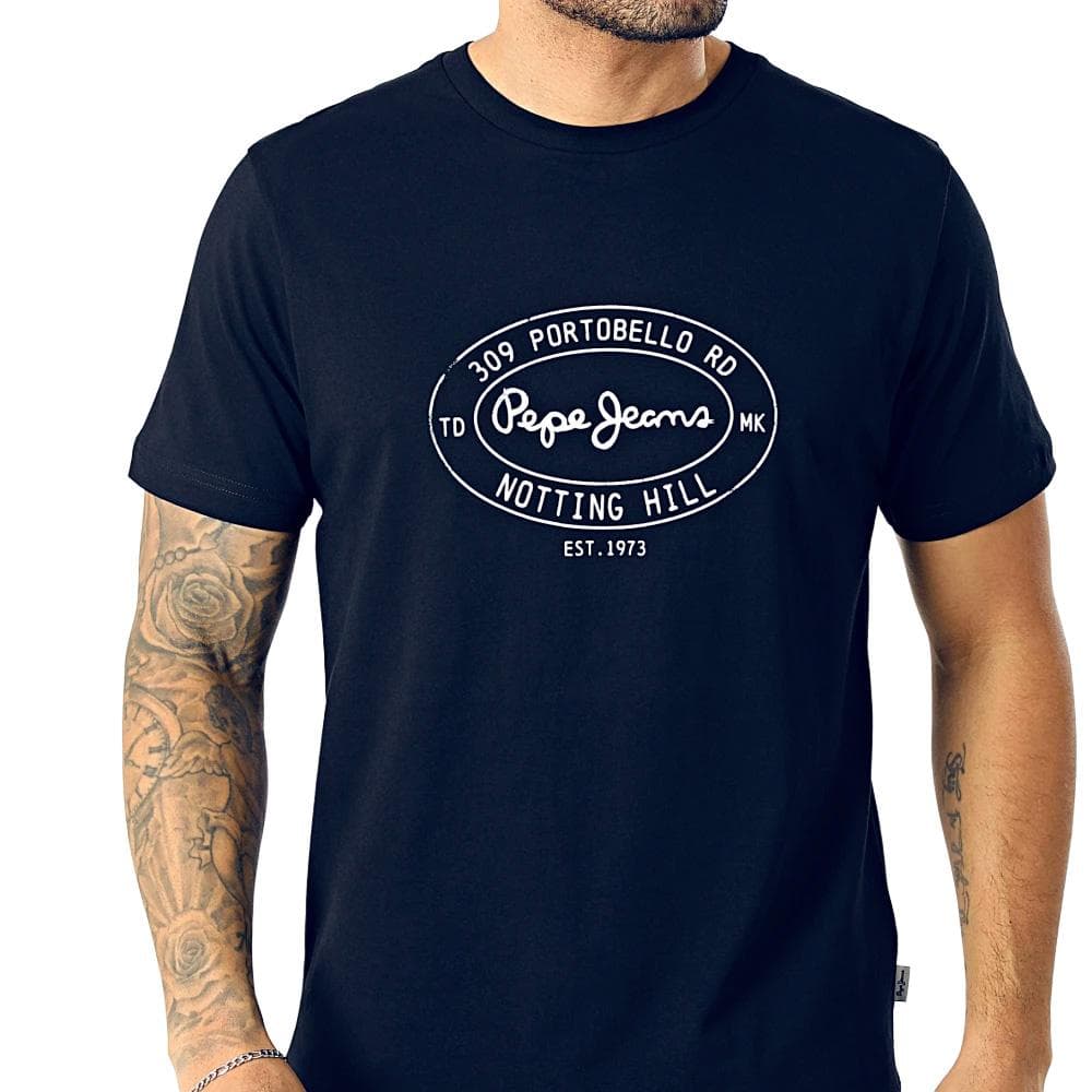 T-Shirt Marine Homme Pepe jeans Originals 1