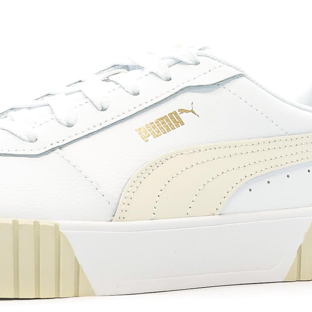 Baskets Beige/Blanc Femme Puma Carina 7