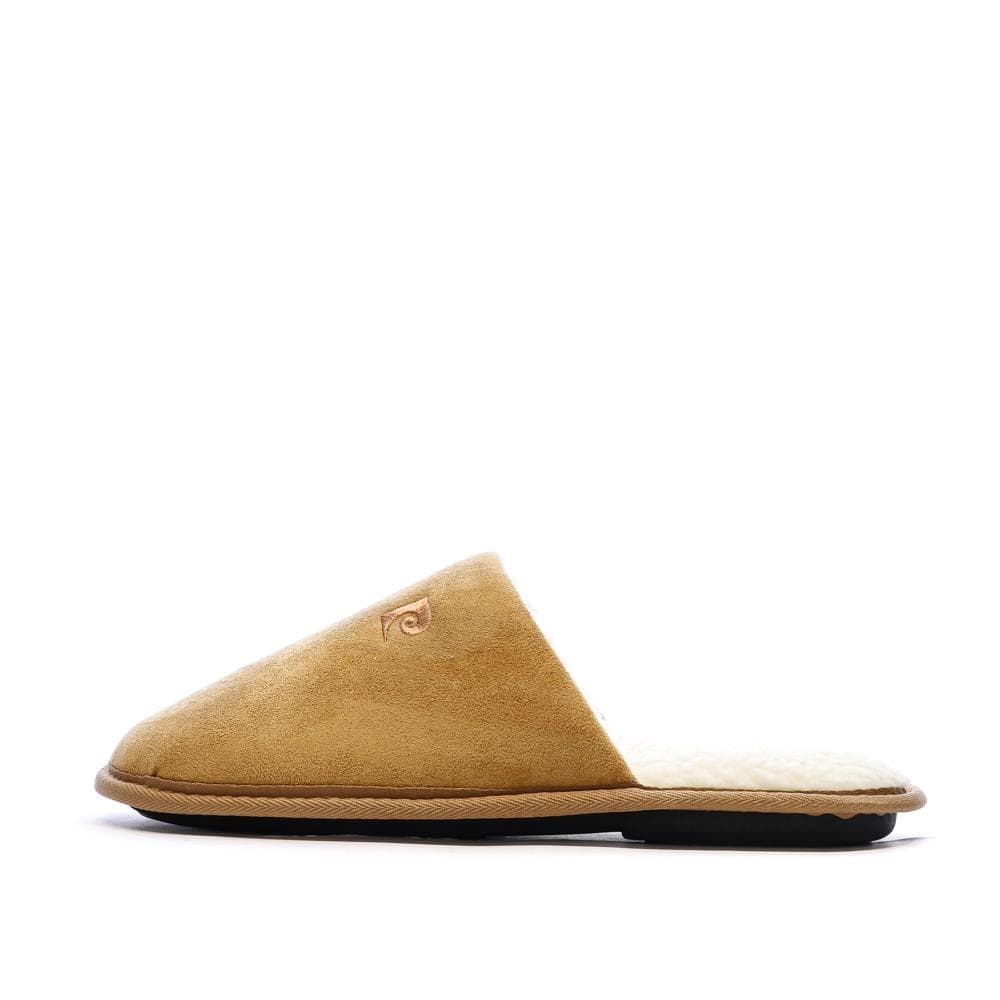 Chaussons Camel Homme Pierre Cardin Bouclettes 1