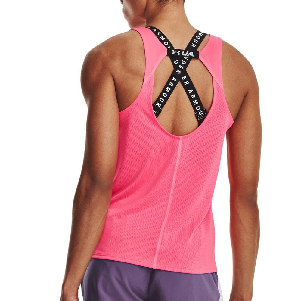Débardeur de Sport Rose Femme Under Armour Fly By Tank 2