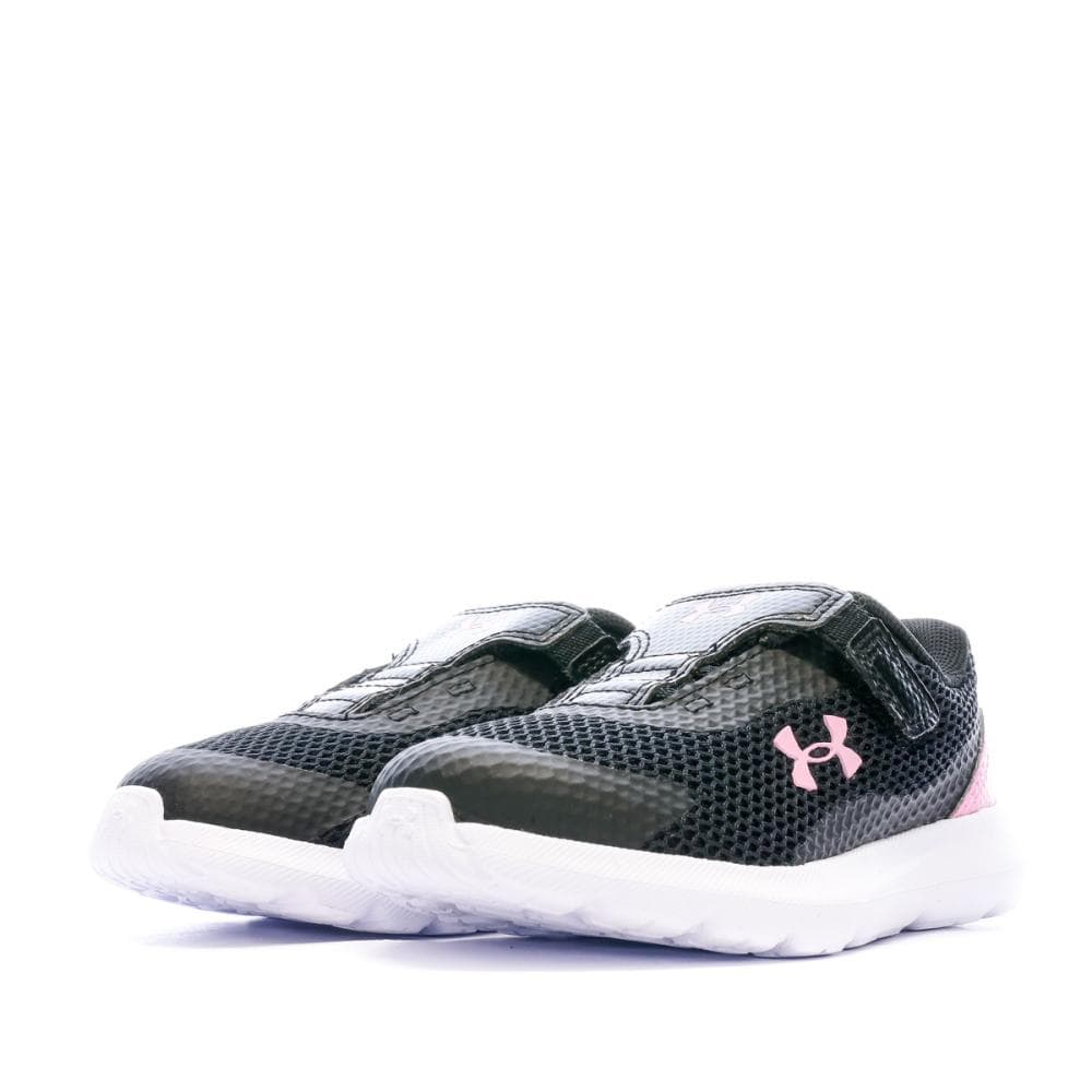 Baskets Noir/Rose Fille Under Armour Surge 3 6