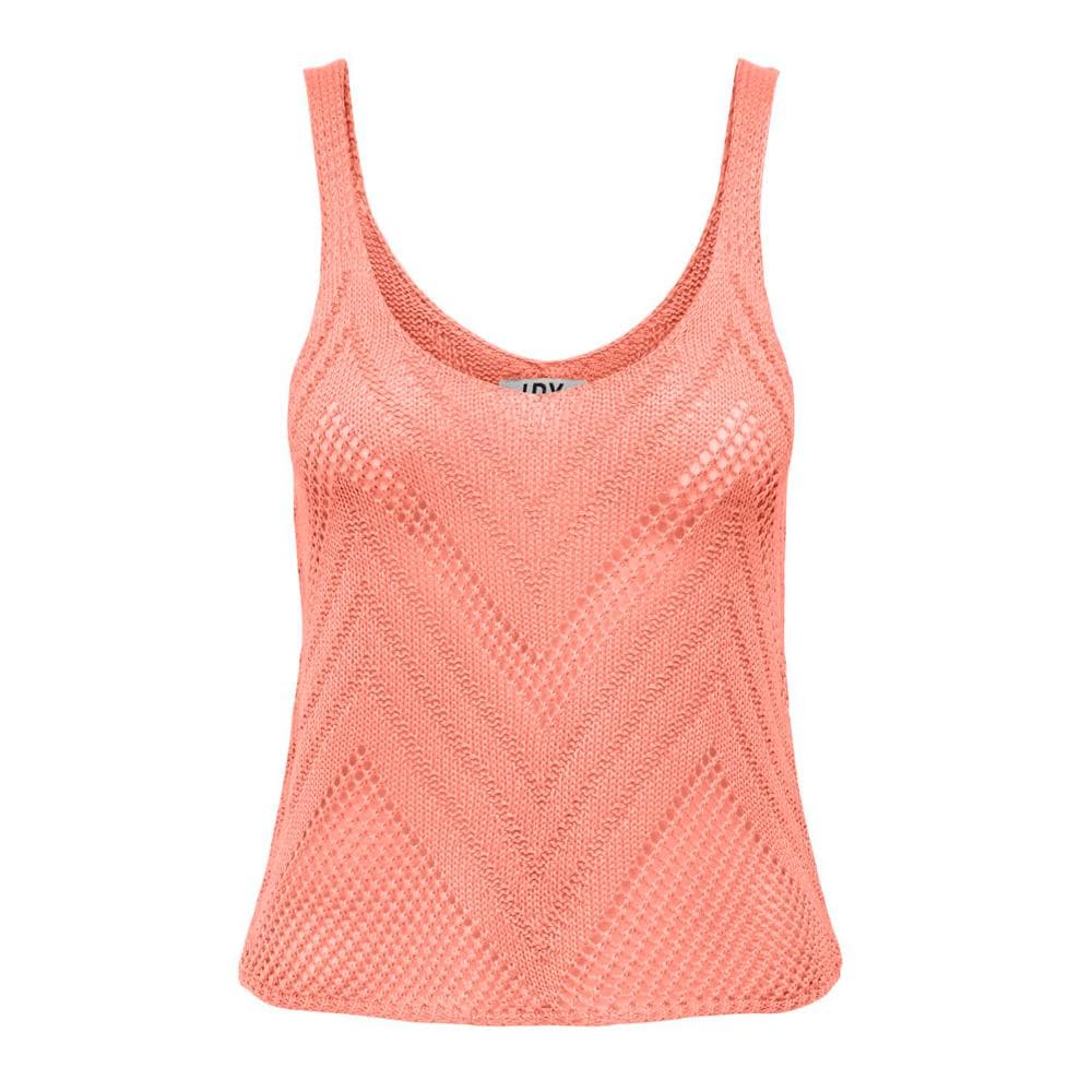 Top Crochet Rose Corail Femme Jdy 15226348 1