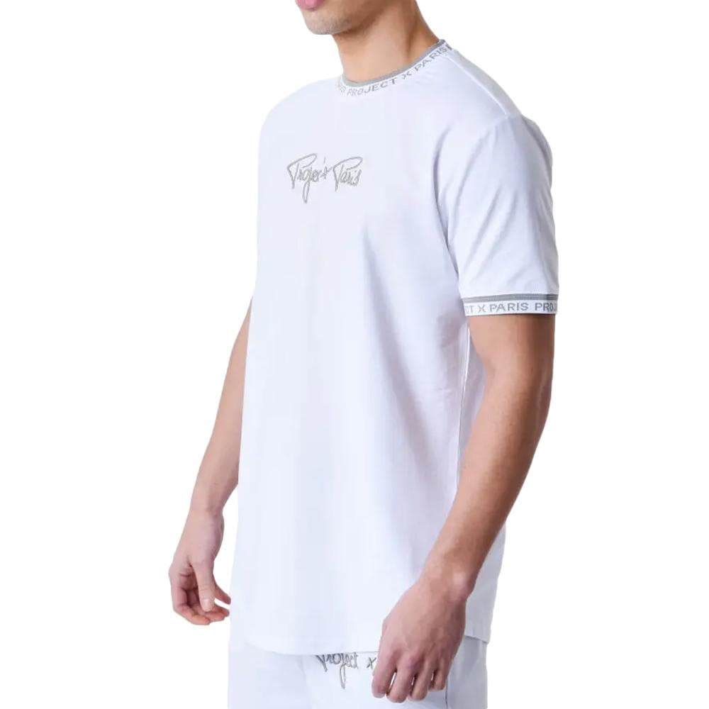 T-Shirt Blanc/Gris Homme Project X Paris 2511114 1