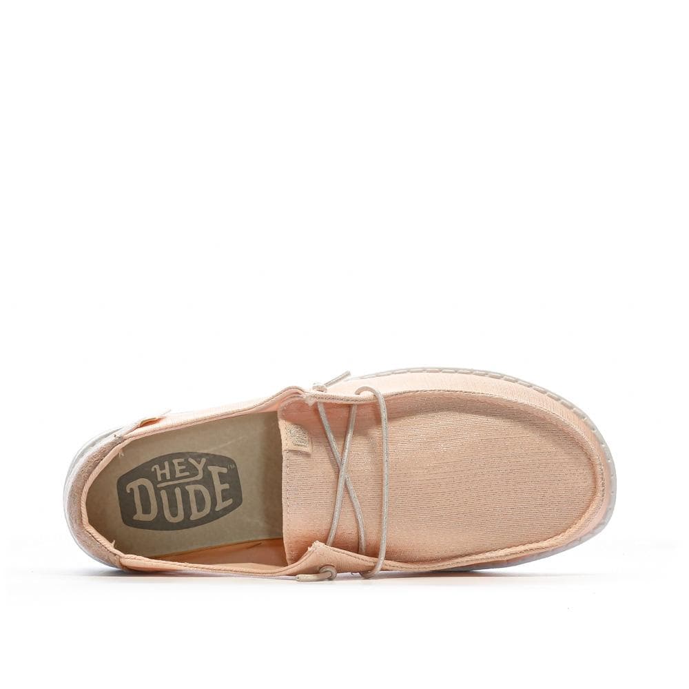 Chaussures Rose Pailettée Femme Hey Dude Wendy Glitter 4