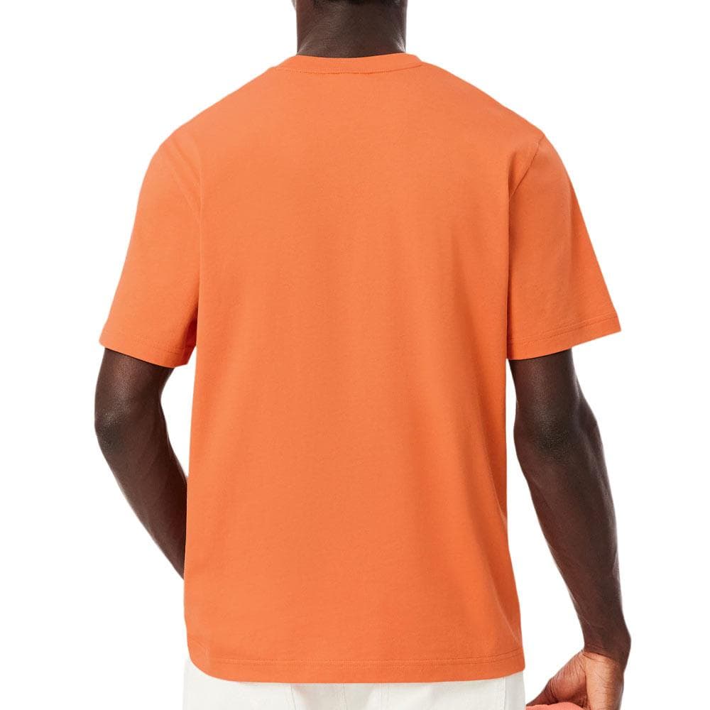 T-Shirt Orange Homme Lacoste Essentiel 2