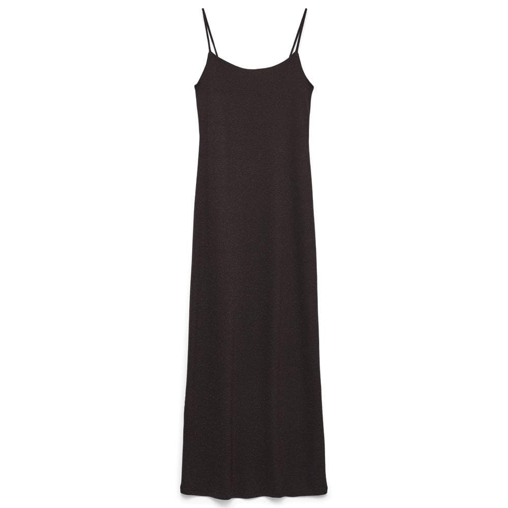 Robe Moulante Marron Foncé Femme Vero Moda Kanva Ankle 1