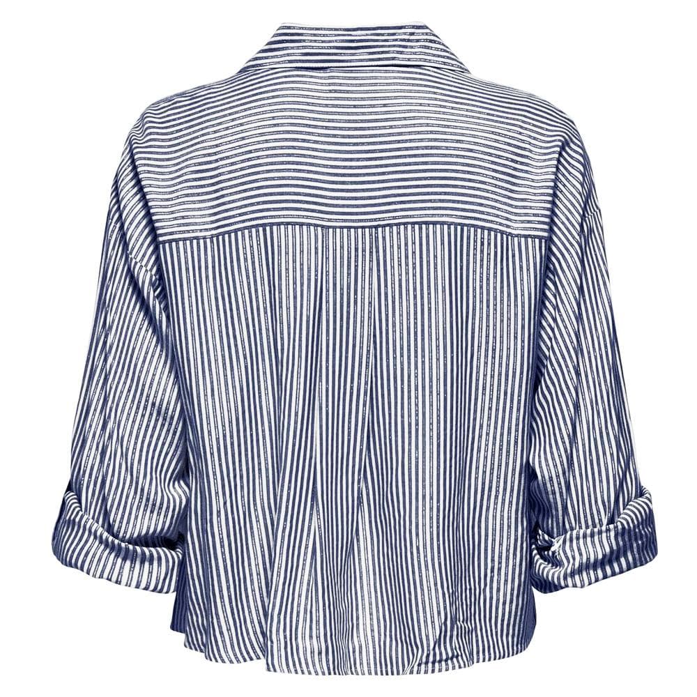 Chemise à Rayures Gris/Blanc Femme JDY Selma 2