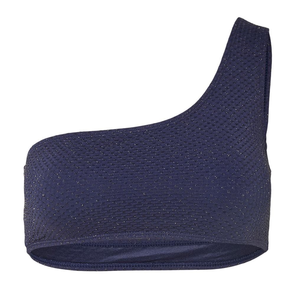 Haut de bain Marine Femme Pieces Drape Lurex 1