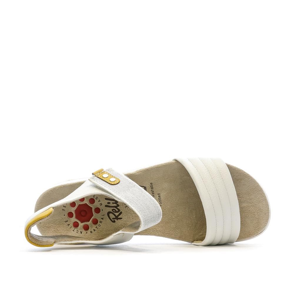 Sandales Blanche Femme Relife Koykoy 4