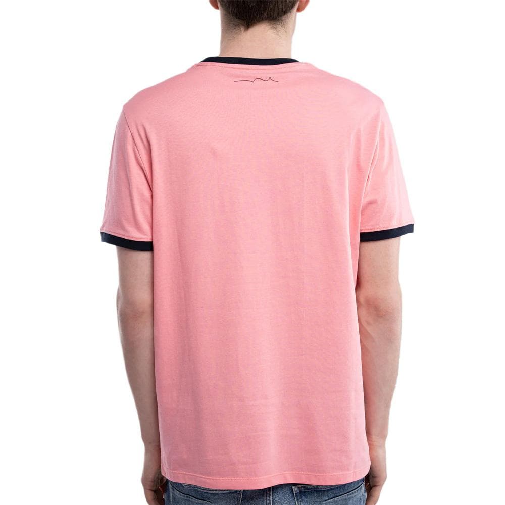 T-Shirt Rose/Noir Homme Teddy Smith Ticlass 2