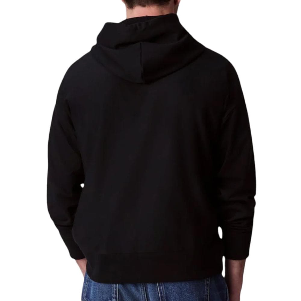 Sweat à Capuche Noir Homme Calvin Klein Jeans Premium Terry 2