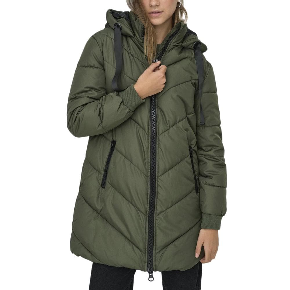 Doudoune Longue Verte Femme JDY Padded 1