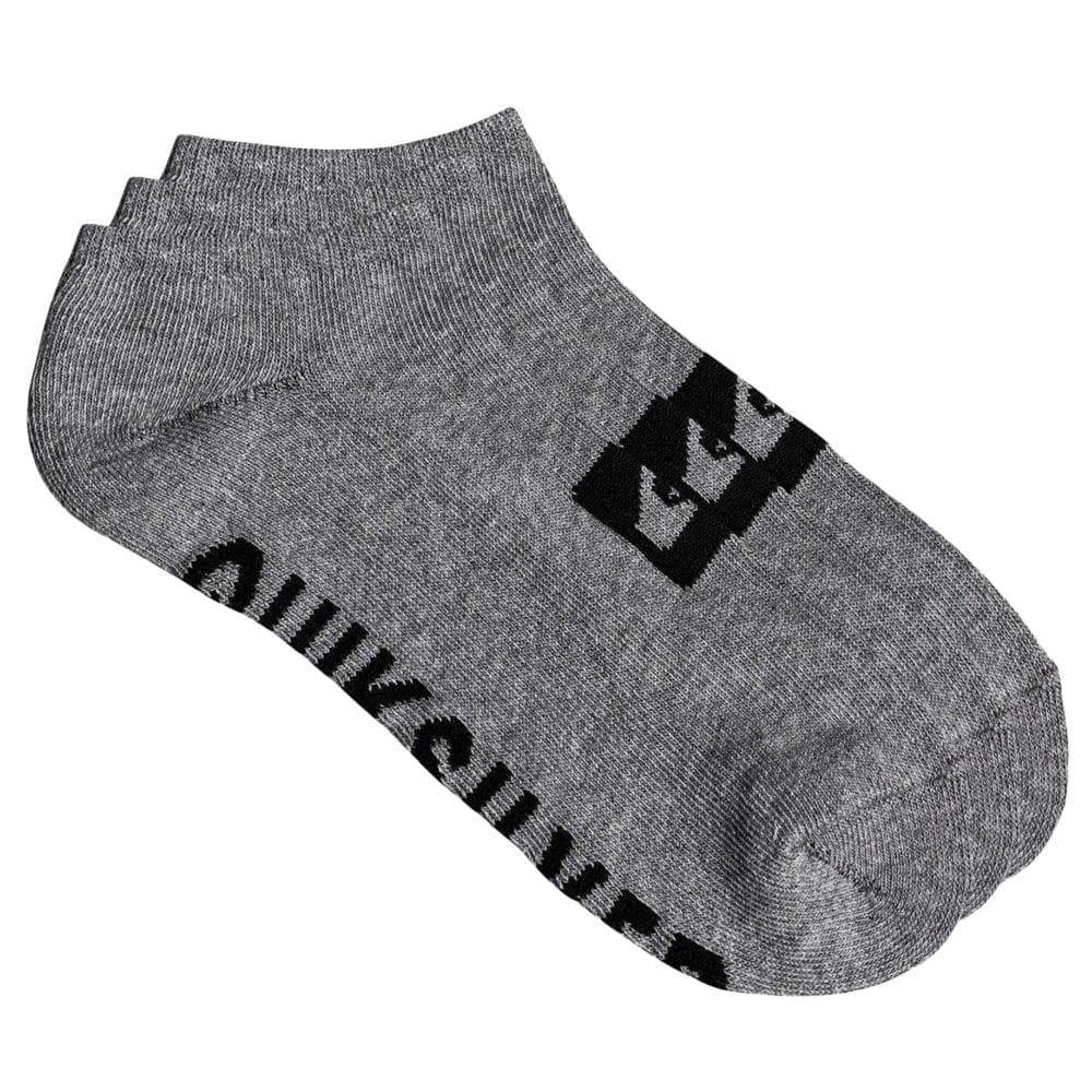 x3 Chaussettes Grises/Noires Homme Quiksilver 3ankle 1