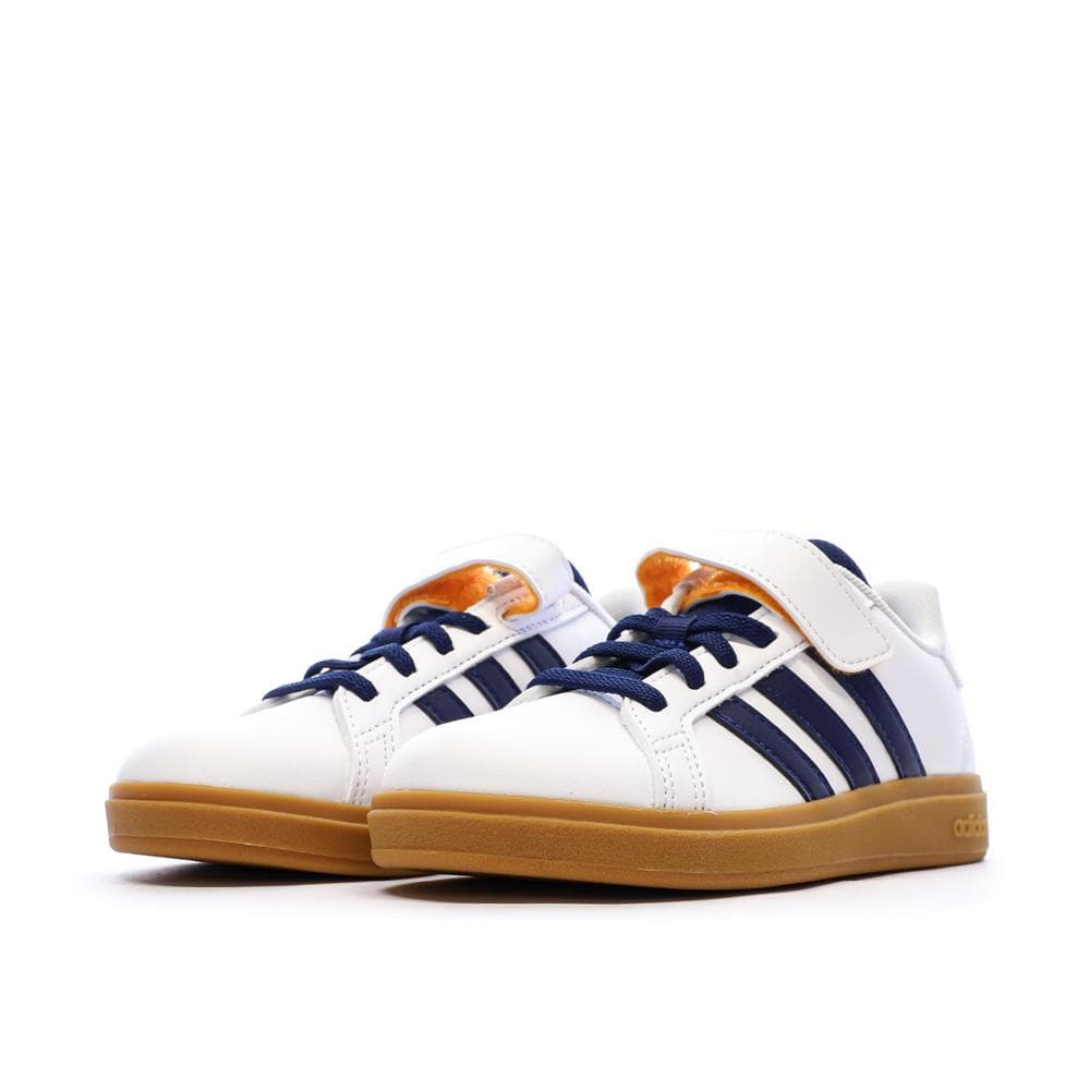 Baskets Blanche/Bleu Garçon Adidas Grand Court 2.0 El C 6