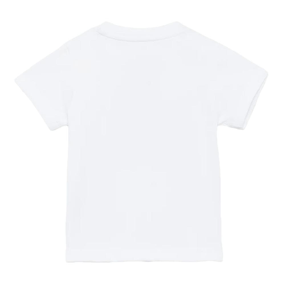 T-Shirt Blanc/Noir Garçon Adidas JE0520 2