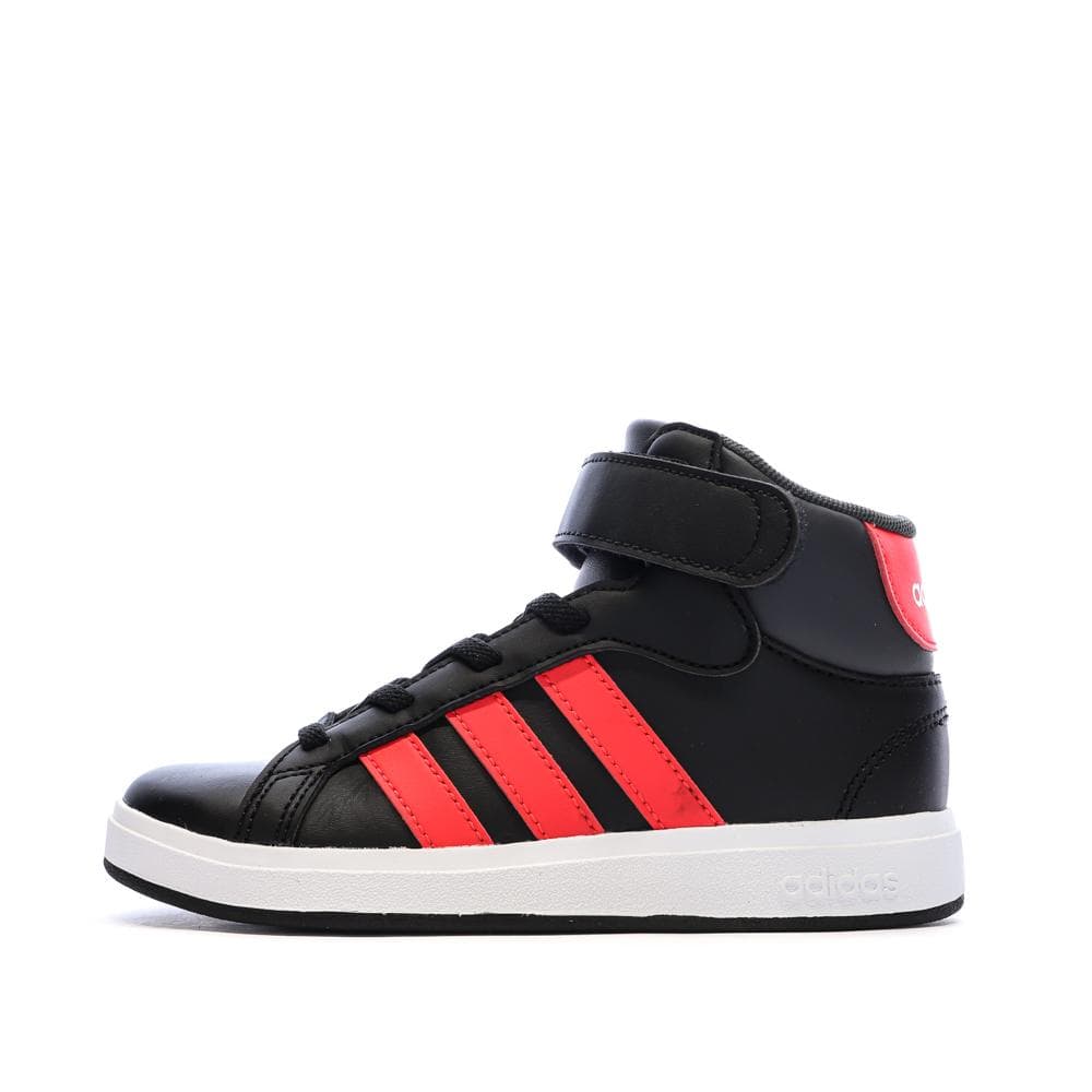 Baskets Noir Garçon Adidas Grand Court Mid 1