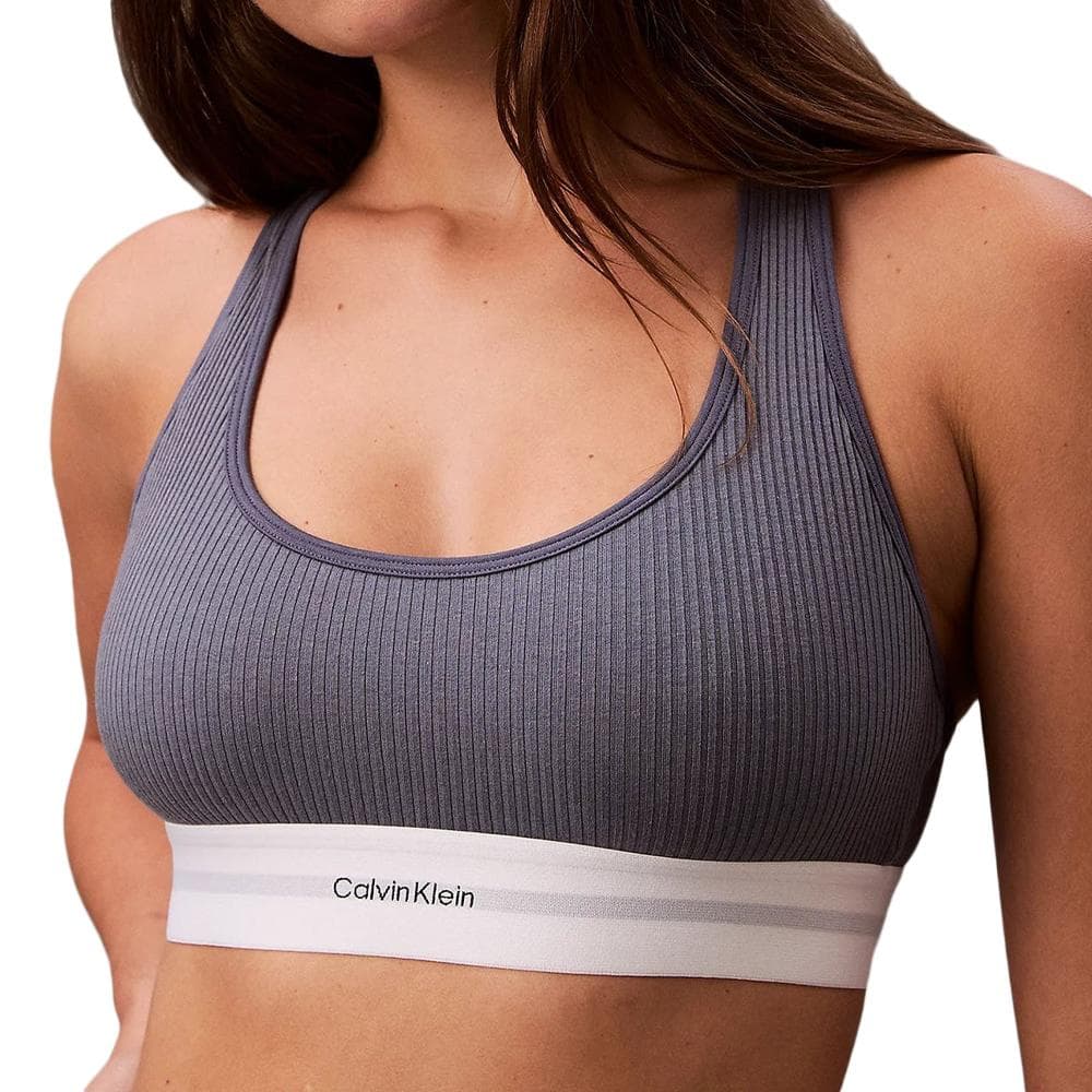 Brassière Bleu/Gris Femme Calvin Klein Jeans Lightly 1