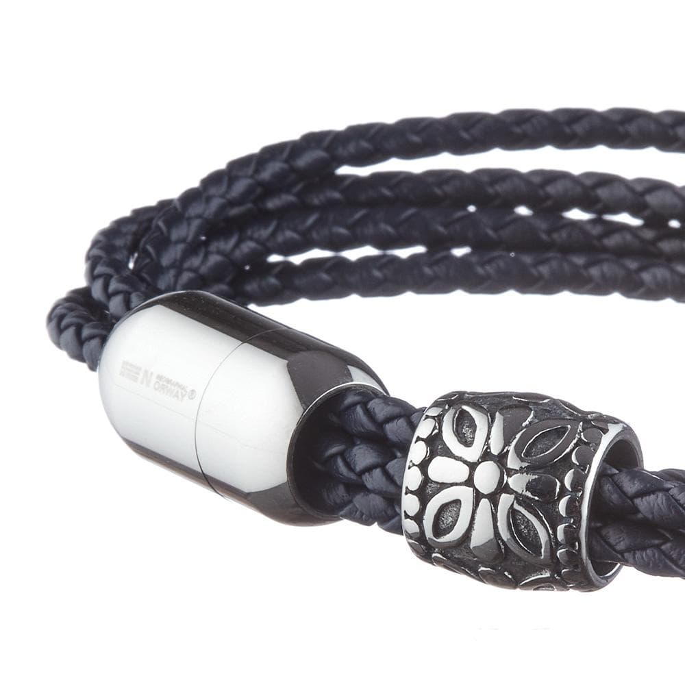 Bracelet Noir Homme Geographical Norway 315031 3