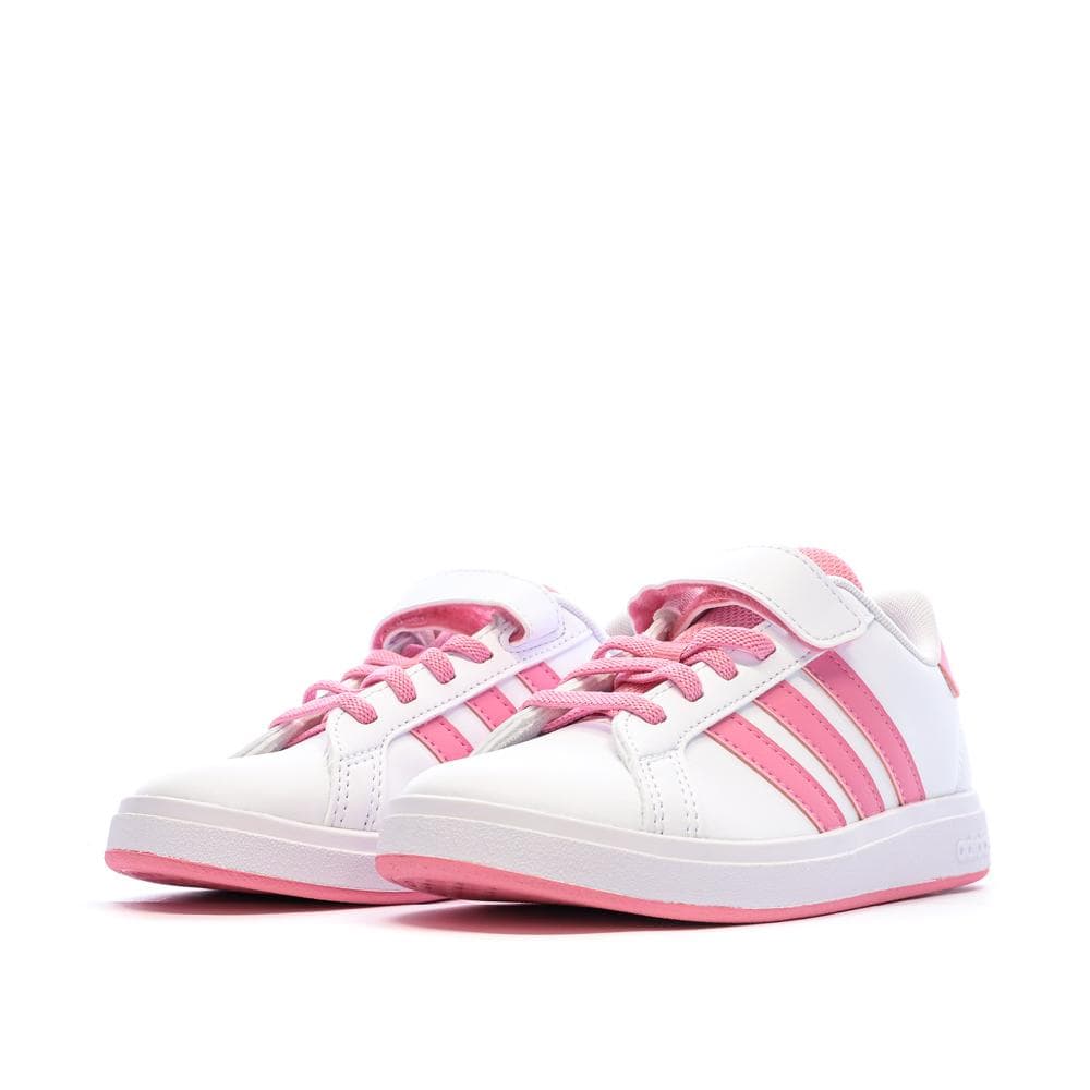 Baskets Rose/Blanc Fille Adidas Grand Court 2.0 Children 6