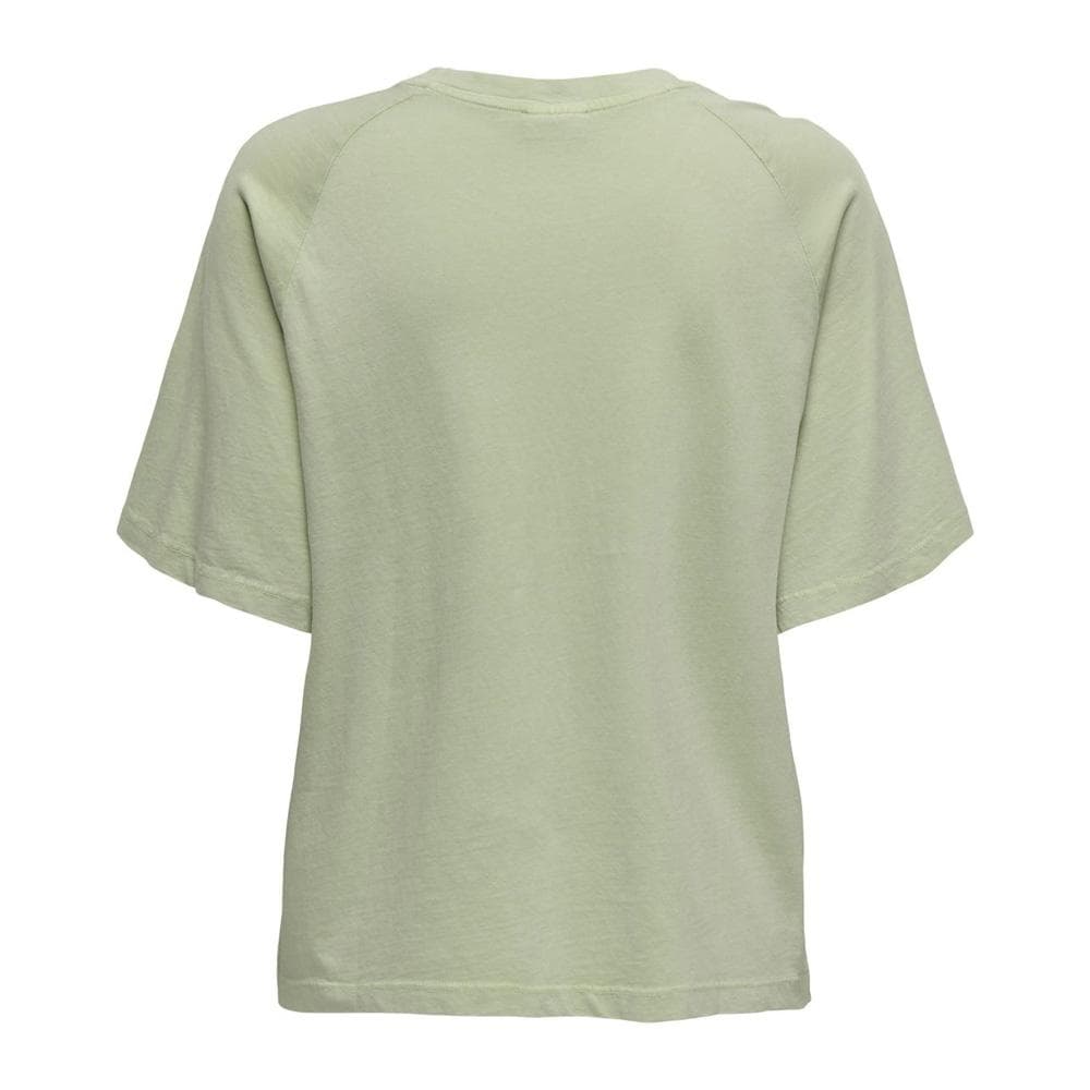 T-shirt Vert/Beige Femme JDY Smoke 2
