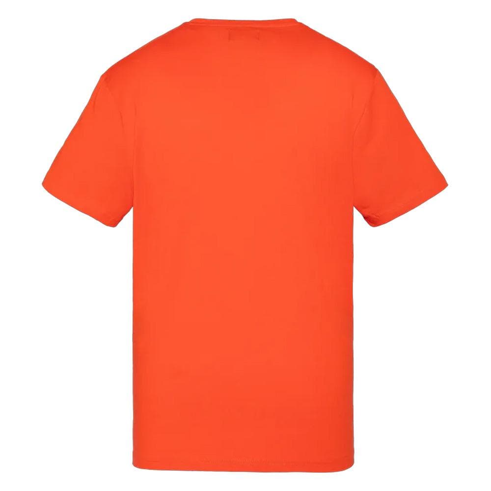 T-shirt Orange Homme Schott EMB 2