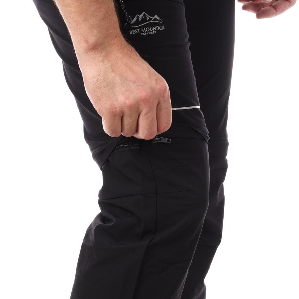 Pantalon en Toile Noir Homme Best Mountain 402 3