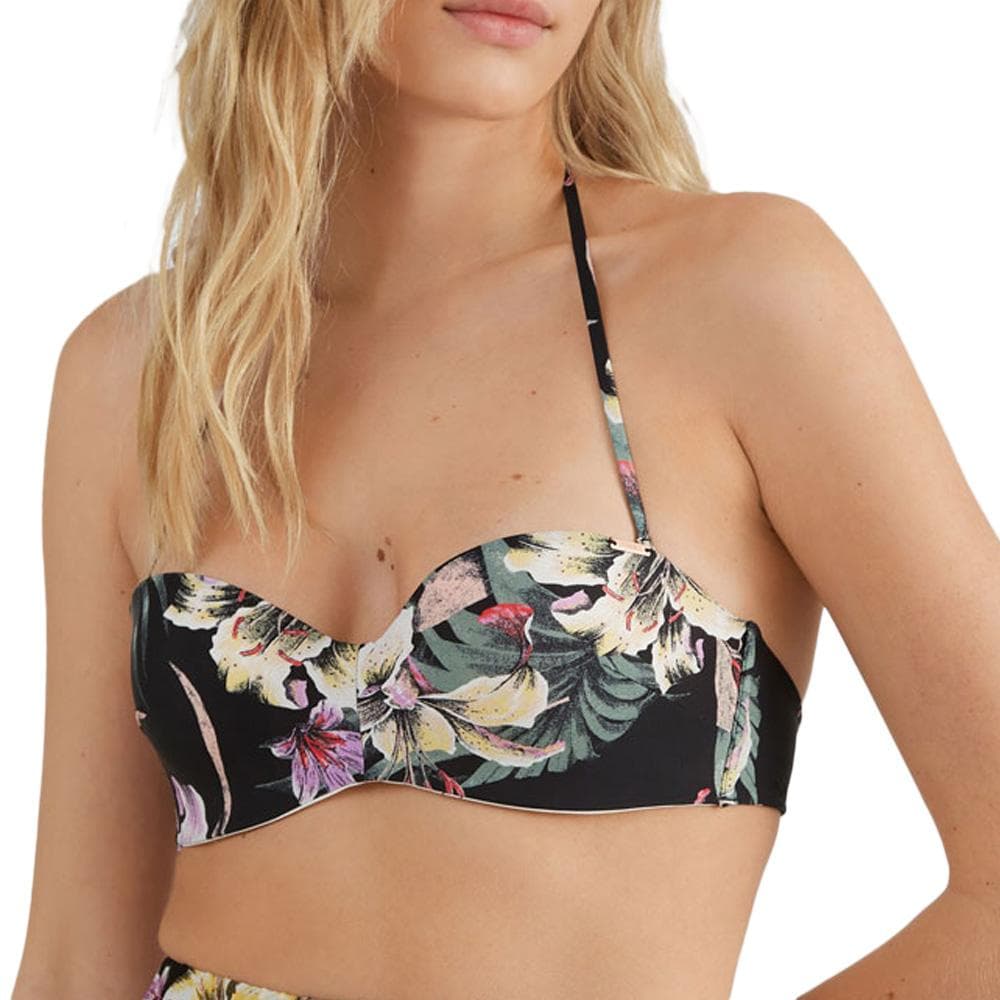 Haut de Maillot de bain Noir/Vert Femme O'Neill Havaa 1
