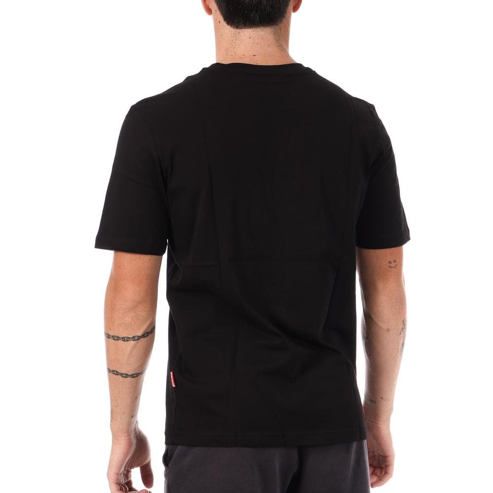 T-shirt Noir/Blanc Homme Supreme Grip Wow 2