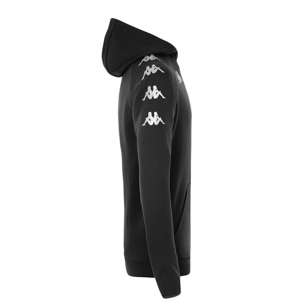 Sweat Zippé Noir Garçon Kappa Divieto 3