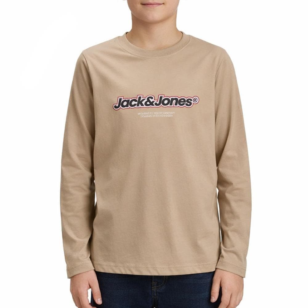 T-Shirt Beige Garçon Jack & Jones Nohos 1