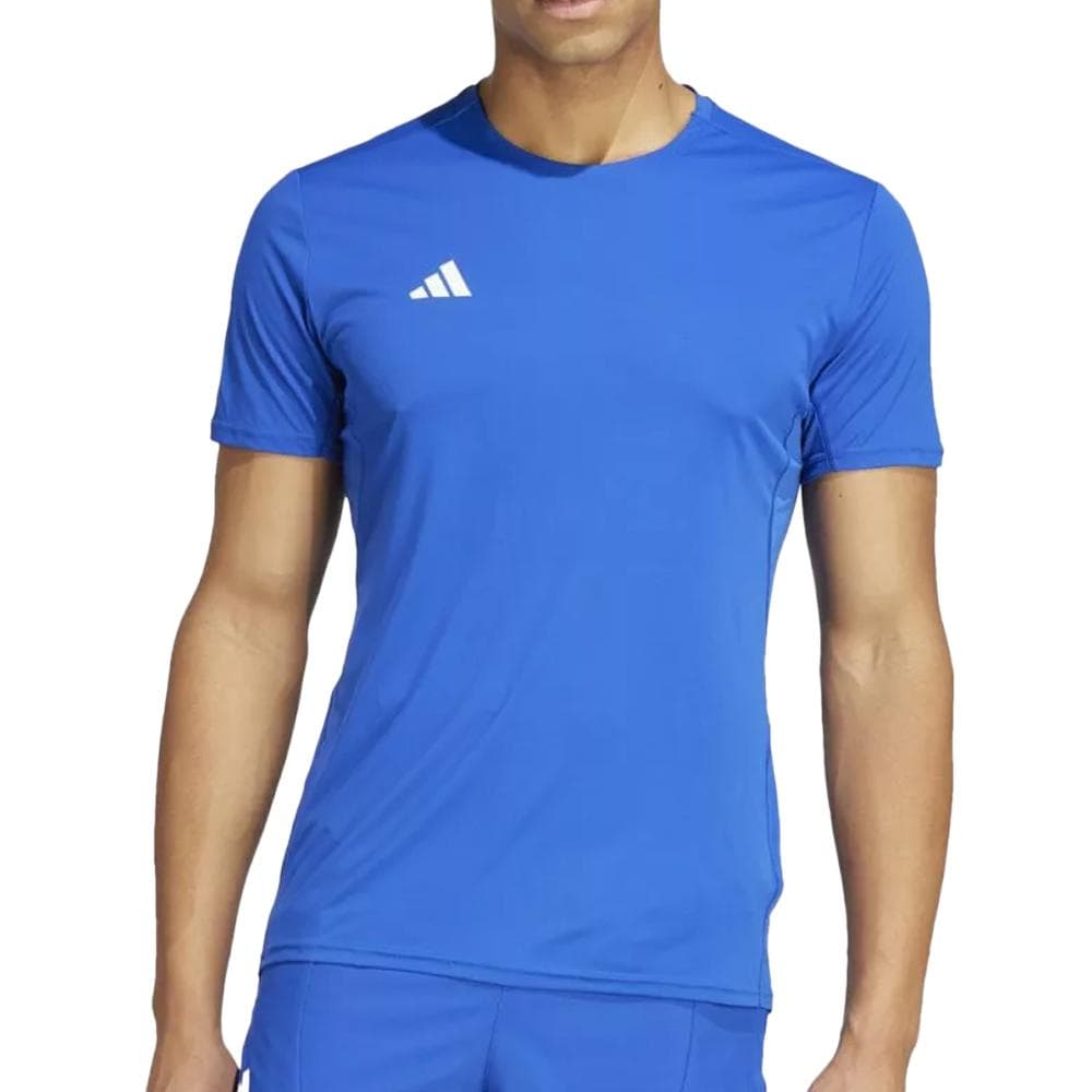 T-shirt Bleu Homme Adidas Adizero 1