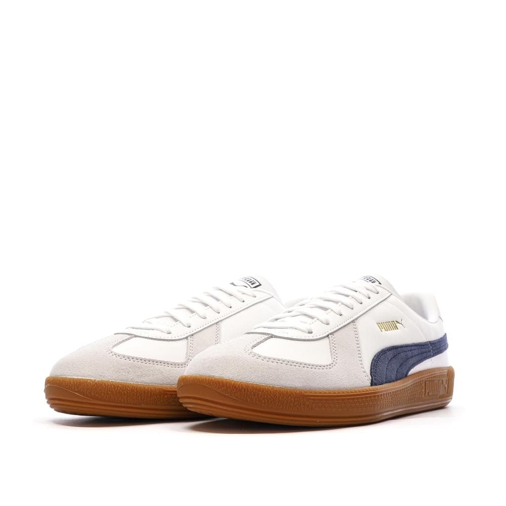 Baskets Blanc/Marine Mixte Puma Army Trainer 6