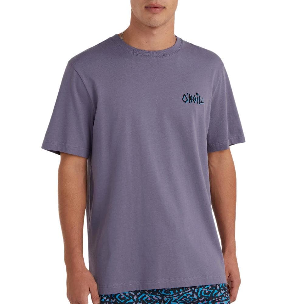 T-Shirt Violet Homme O'Neill Framed 1