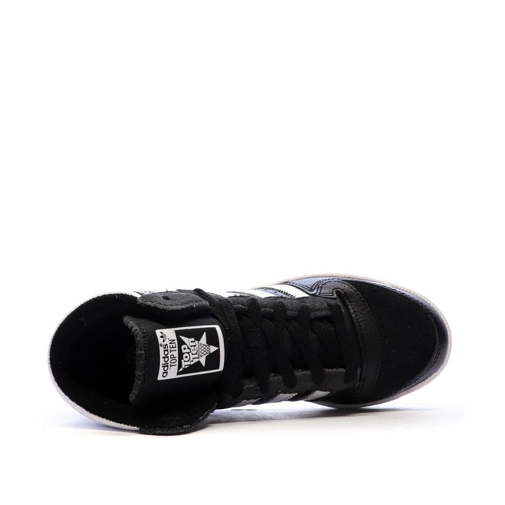 Baskets Noir/Blanc Garçon Adidas Top Ten 4